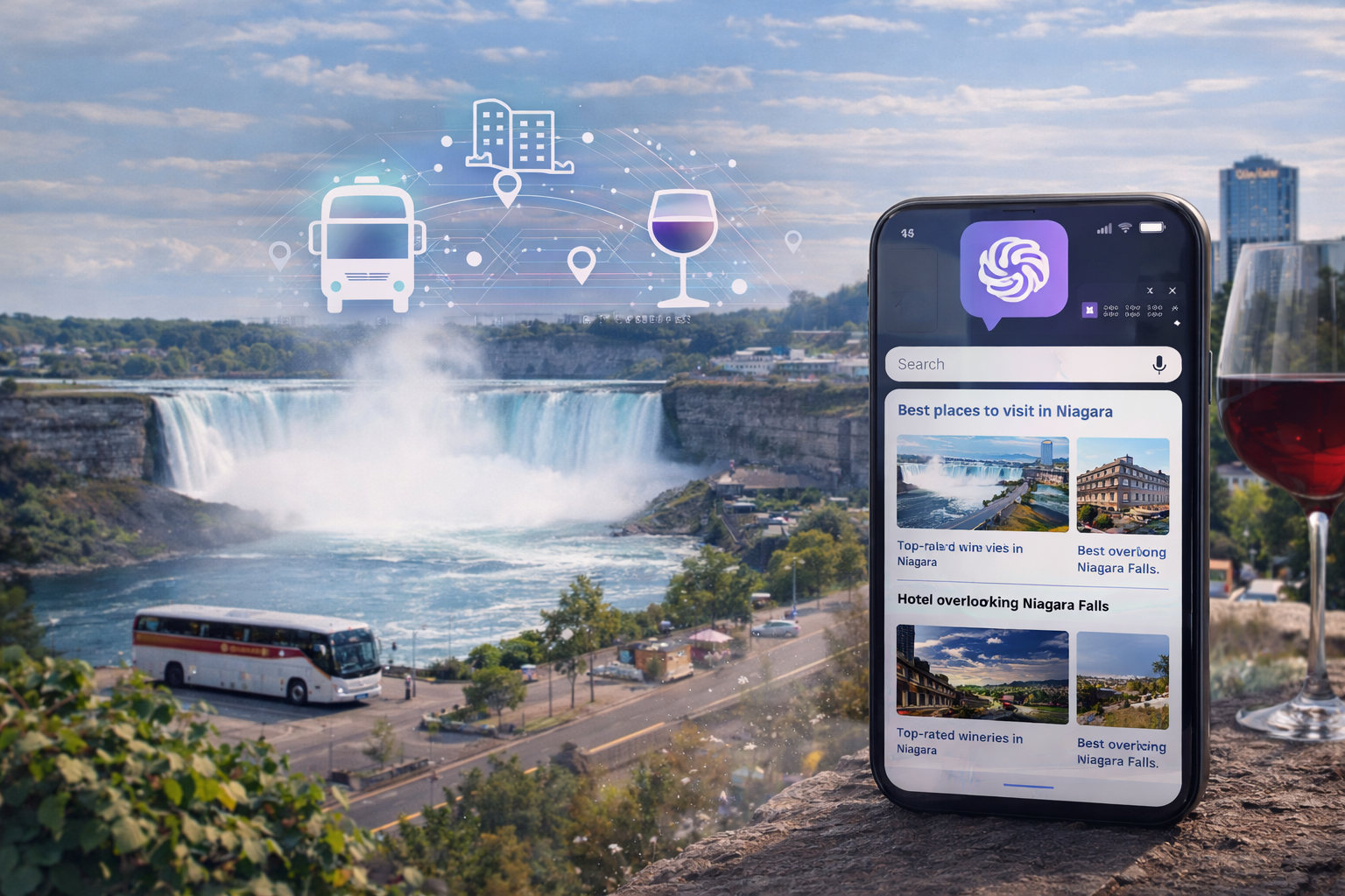 niagara falls tourism businesses improving visibility through ai search