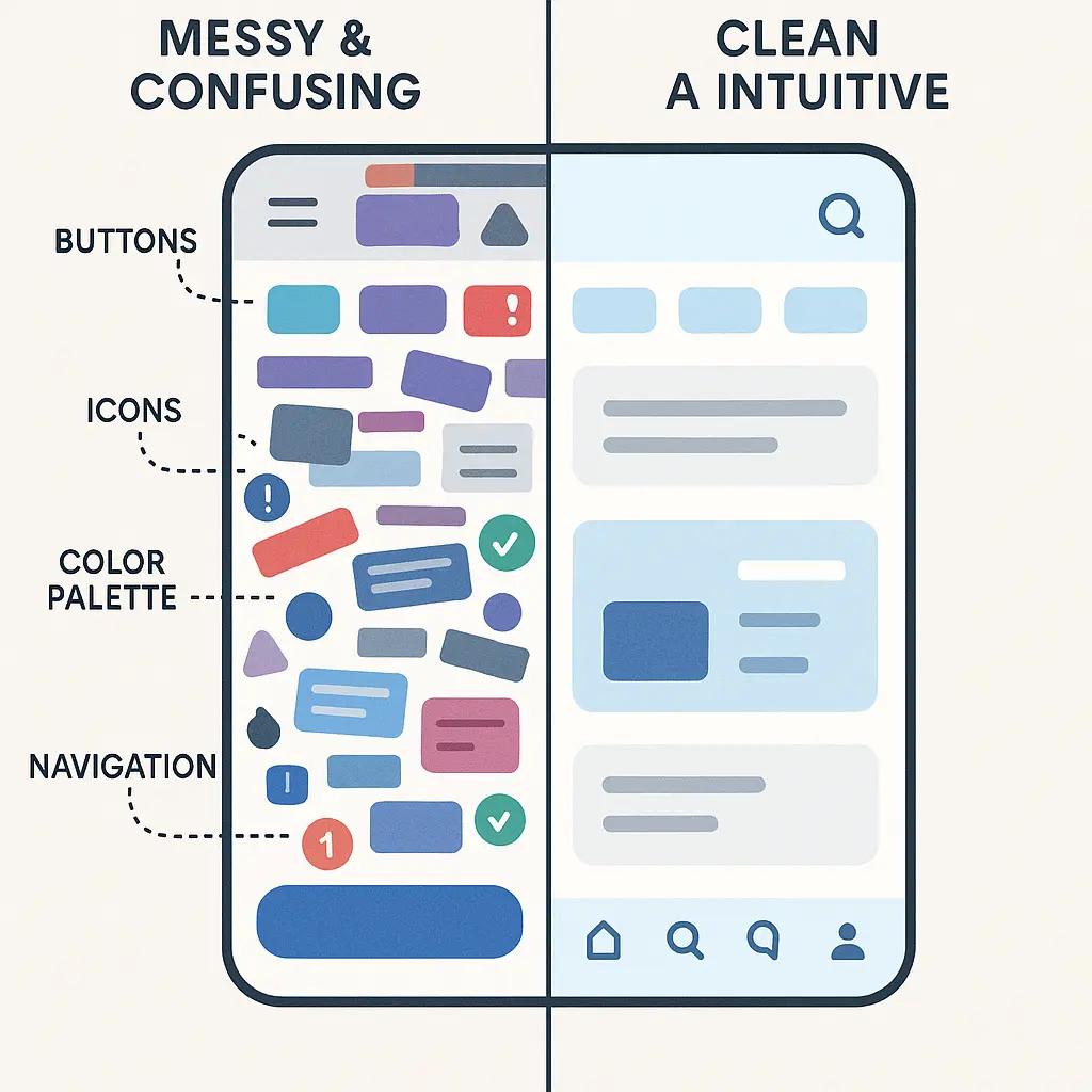 comparison of poor vs optimized website performance for SEO
