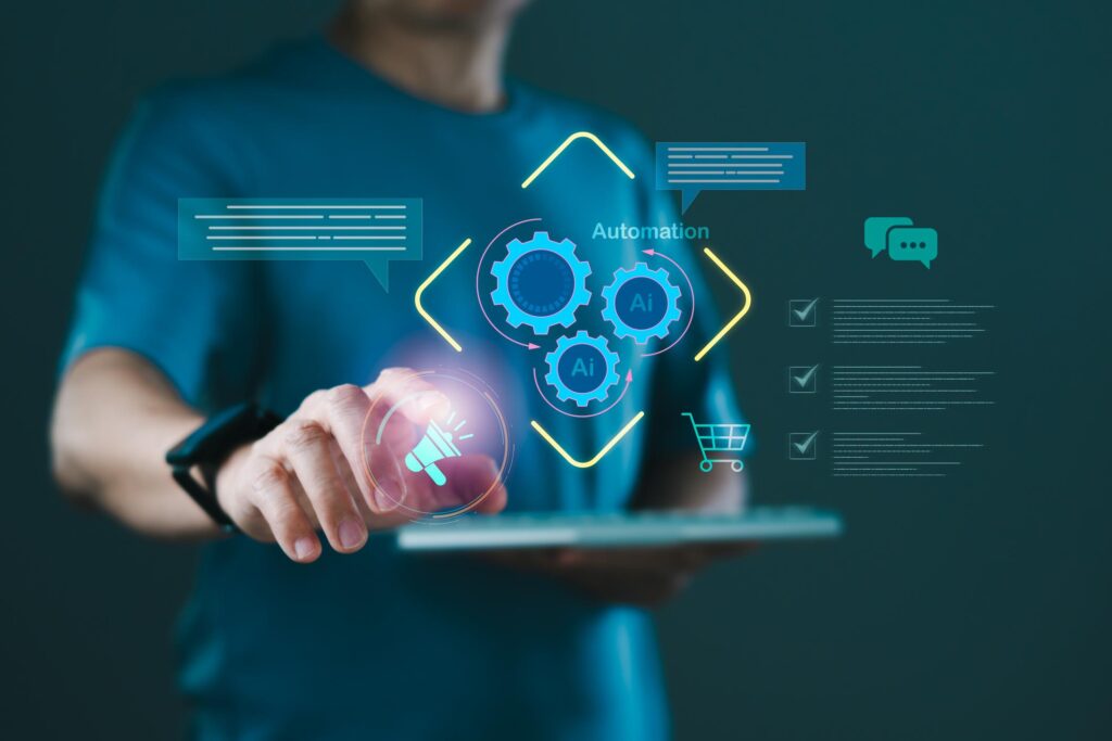 AI automation integration with CRM website and business systems